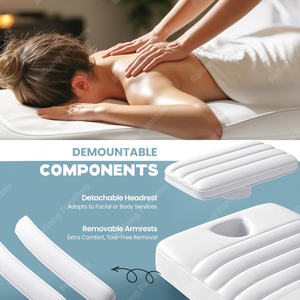 Lettino da Massaggio Elettrico Moderno di Lusso per Salone, Spa, Trattamenti di Bellezza, Ciglia, Tatuaggi, Ceretta ed Estensione Ciglia - Product Image 4