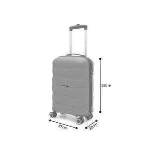 Maleta de Cabina Artemis de 55 CM, de Polipropileno, Irrompible y Elegante, Multicolor/Azul, Unisex, para Uso Diario/Casual - Product Image 1