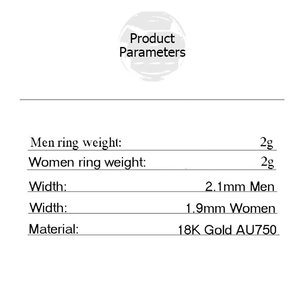 Fedi Nuziali in Oro Bianco/Giallo/Rosa 18K Placcate in Rodio con Gemme Certificate IGI, Set di Anelli con Tecnologia a Castone in Oro Giallo Principale - Product Image 4