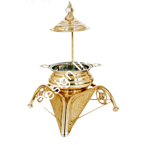 Suministros de hotel Soporte de plato de frotamiento de latón Exhibición de mostrador Fiestas Ocasión Cena Decoración Plato de frotamiento de lujo Tazón Precios bajos - Product Image 6