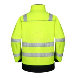 Chaquetas de Trabajo de Seguridad de Último Diseño para Hombre, Cinta Reflectante, Tejido de Algodón Transpirable y Ligero, Certificación EN, Ropa de Trabajo para Exteriores - Product Image 4