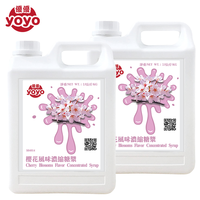 Minuman Bunga Sakura Sirup Rasa Bunga Sakura |   untuk Minuman Bubble Tea