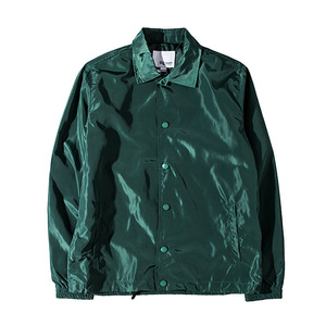 Chaqueta cortavientos de lona impermeable informal para hombre, jersey con capucha de dos tonos y diseño liso - Product Image 3