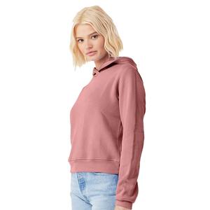 Bella + เสื้อฮู้ด7519คลาสสิกของผู้หญิงผ้าแคนวาสสีม่วงเข้ม - Product Image 2