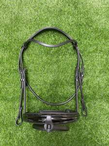 Noseband de brevet de style occidental équestre de qualité supérieure en forme de V cinq rangées de cristaux Browband équipement de cheval anatomique de haute qualité - Product Image 3