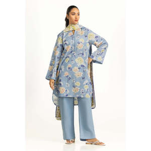Conjunto de Traje de 3 Piezas de Pana Estampada para Mujer IUSTKSD-1402 - Product Image 5