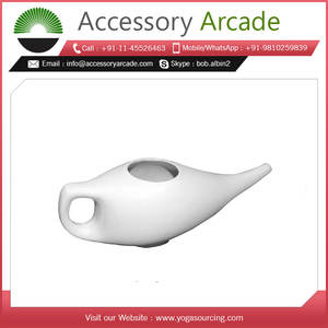 Vente en gros de pot Neti en céramique de qualité supérieure peinte à la main pour la méditation yoga en provenance d'Inde - Product Image 2