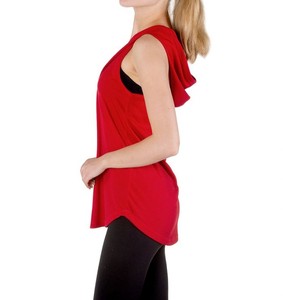 Camisetas sin mangas de poliéster 100% para mujer, personalizadas con logo, de secado rápido, ecológicas, ajustadas, sin mangas, para entrenamiento, de fábrica, baratas - Product Image 3