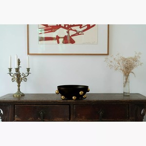 Lot de 3 bols décoratifs bas orchidées finition argentée pièces élégantes parfaites pour la table de bureau à domicile ou la fête d'Inde - Product Image 3