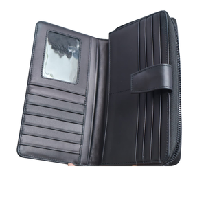 Gemoy <b>Long</b> <b>Wallet</b> Genuine Leather Mix Rattan By Indang Apang Galeri Indonesia Product Quality Export - Product Image 1