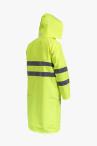 Unisex Lightweight Comfortable <b>Waterproof</b> & Windproof for <b>Poncho</b> Reflective Strips Packable Hood Raincoat for Outdoor Use - Product Image 4