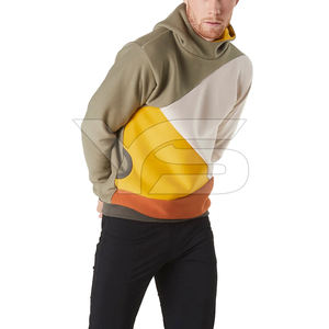 เสื้อมีฮู้ด Super PANEL สำหรับผู้ชายฤดูหนาวลายทึบมีฮู้ด ODM จัดหาการพิมพ์สกรีนผ้าไหมพร้อมตัวเลือกหลายสี - Product Image 3