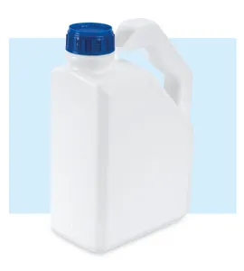 Hochwertiger Axor Typ Kunststoff HDPE 3 Liter Jerry kann Behälter/Manipulation offen sichtlich SK 50 mm 3 Liter für Chemikalien Motoröl