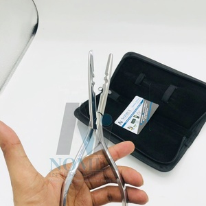 Pince d'extension de cheveux multifonctionnelle professionnelle avec 3 trous de sertissage de perles de finition argentée personnalisée et outil d'ouverture de perles - Product Image 5