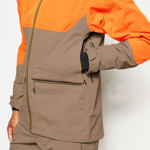 แจ็กเก็ตกลางแจ้งมีซิปกันน้ำสำหรับฤดูหนาวผ้าฝ้ายถักไซส์ใหญ่พิเศษ2025 - Product Image 5