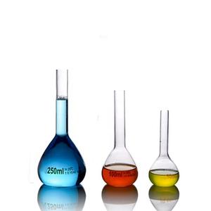 Frascos volumétricos de vidrio de borosilicato de alta calidad Varias capacidades con tapón de vidrio I/C (1mL a 2000ml) para laboratorio - Product Image 6