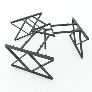 Industrial 3-Piece Table Base <b>Set</b> 236x205cm Assembled Required XConcept HCXC023 - Product Image 1