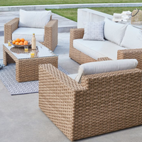 Premium Modern Home Decor Ensemble de canapés en forme de L Design minimaliste Coussin Dos Durable Cadre en bois massif Convertible OEM/ODM Vietnam