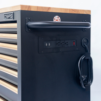 Armoire de rangement d'outils CSPS 76 cm en gros, ensemble de chariot à 07 tiroirs avec roues, en acier thermolaqué, pour mécanicien, garage, atelier, OEM, 680 kg