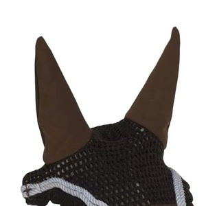 Filet d'oreille en crochet pour chevaux, voile anti-mouches de haute qualité, fait main, logo personnalisé, conception OEM, vente en gros, bonnets anti-mouches pour courses de chevaux - Product Image 2