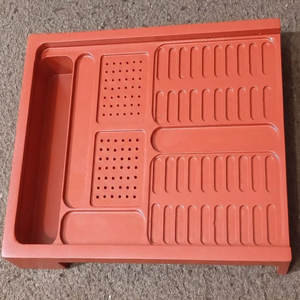 Système de matrice mandibulaire dentaire maxillo-faciale, plateau vide en aluminium stérilisé - Product Image 1