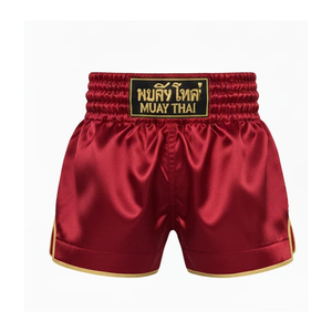 กางเกงมวยไทยผ้าซาตินระบายอากาศ น้ำหนักเบา สำหรับฝึกซ้อมมวย ใส่สบาย เหมาะสำหรับ MMA คิกบ็อกซิ่ง แห้งเร็ว ใช้ได้ทั้งชายและหญิง - Product Image 2