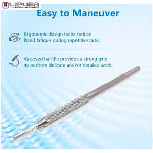 Poignée de scalpel de qualité supérieure #3 Design en acier inoxydable pour la chirurgie Taille de montage 9-16 Lames de scalpel Instruments médicaux manuels - Product Image 5