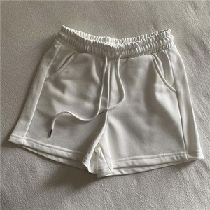 Shorts Deportivos de Felpa de Algodón para Mujer, a la Moda, de Alta Calidad, al por Mayor, Cintura Alta, Elásticos, para Descansar - Product Image 3
