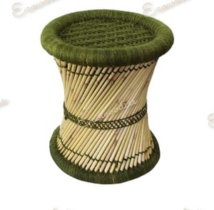 Taburete otomano de bambú moderno hecho a mano clásico industrial para uso en interiores y exteriores-para jardín balcón Hotel sala de estar dormitorio - Product Image 1