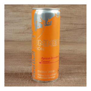 Boisson énergisante Red Bull Abricot Edition Formule sans sucre pour le travail, l'étude des sports avec boost rapide de carbonate dans un emballage en bouteille - Product Image 3