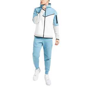 Vente en gros personnalisé 220g Tech polaire solide écologique léger hommes surdimensionnés survêtements sweat à capuche zippé sweats hiver - Product Image 1