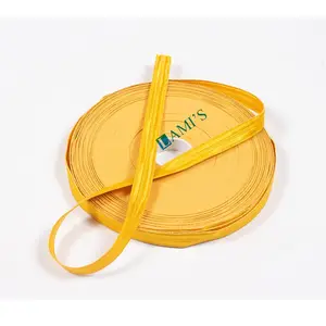 High Quality OEM Uniforms Wire Ribbon Lace Braid Fashion Uniform Gold Braids French Metallic Mylar Gallon Tress