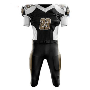 ชุดอเมริกันฟุตบอลออกแบบเองคุณภาพสูง พิมพ์ลายแบบระเหิด แห้งเร็ว ระบายอากาศได้ดี แขนสั้น - Product Image 2