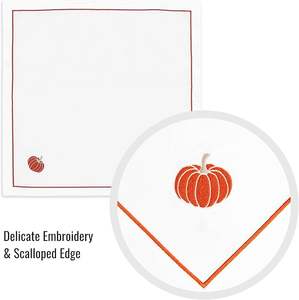 Vente en gros 100% serviettes de table en coton 40x40cm bordures brodées à la main imprimées sur mesure pour la maison et le restaurant mariages noël - Product Image 5