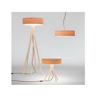 Lámpara de Pie LED de 24W, Diseño Hexagonal con Pantalla de Cúpula, Metálica Multicolor, Moderna y Sencilla, de la Colección IQBAL, en Oferta