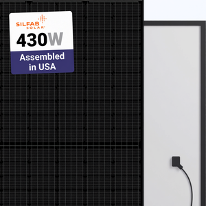 Panneau solaire monocristallin HJT bifacial Silfab SIL-460 BG tout noir 460W - Product Image 2