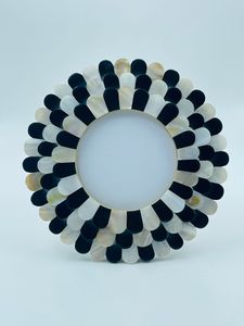 ต้องการสูงสามชั้นสัจพจน์ที่ไม่ซ้ำกันตามสัจพจน์แม่มุกทำด้วยมือสไตล์วินเทจเป็นมิตรต่อสิ่งแวดล้อมกรอบรูปผนังของตกแต่งบ้าน - Product Image 2