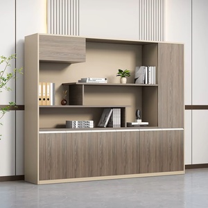 Modern Luxury Executive Office <b>Desk</b> L Shaped Rustic Wooden Boss Table <b>Large</b> Premium Charcoal Manager Workstation Sectional Furni - Product Image 4
