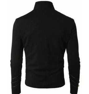 Chaqueta de Doble Capa 100% Lana, Nueva, Estilo Escocés, Negra, para Gaitero, Camuflaje, Unisex, Uniforme Táctico para Banda de Marcha, Ignífuga - Product Image 2