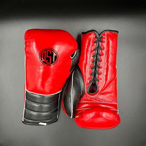 QST Hot Selling Leather Boxing <b>Gloves</b> Full Finger <b>Moisture</b> Wicking Customized Logo Design High Quality Boxing Competition <b>Gloves</b> - Product Image 3