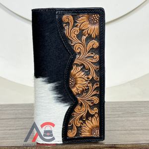 กระเป๋าเงินผู้หญิงยาวใหม่แบบเรียบง่ายกระเป๋าสตางค์หนังแท้กระเป๋าคลัทช์ตอนเย็นและที่ใส่บัตรมือถือ - Product Image 1