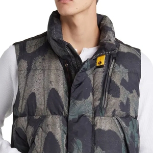 Chaqueta acolchada sin mangas hecha a medida para hombre, chaqueta de invierno sin mangas para exteriores, chaqueta acolchada impermeable a prueba de viento con cremallera - Product Image 4