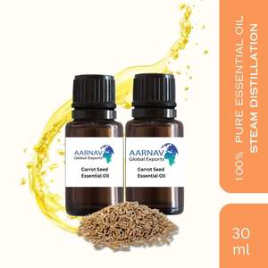 Huile Essentielle 100% Pure Distillée à la Vapeur de Graines de Carotte et d'Arbre à Thé, Matière Première Cosmétique Certifiée BPF pour Soins de la Peau et Blanchiment - Product Image 1