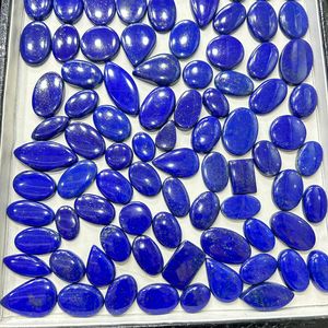 Cabochon de lapis-lazuli de grande taille de haute qualité, pierre précieuse bleue naturelle, pierre de paume, cirée/entoilée, certifiée par un tiers - Product Image 3