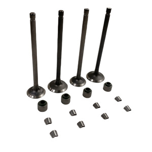 Kit de soupapes d'admission et d'échappement pour moteur Bajaj Discover <span class=keywords><strong>125</strong></span> - 2 soupapes en alliage haute qualité avec joint d'étanchéité de remplacement - Product Image 4