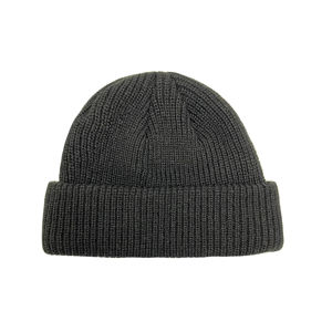 หมวกไหมพรมแบบสั้น ยูนิเซ็กซ์ ราคาโรงงานขายส่ง หมวกบีนนี่ทรงชาวประมง ขอบม้วน หมวกฤดูหนาว 100% - Product Image 2