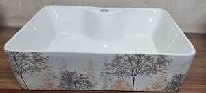 อ่างล้างหน้าบนโต๊ะสำหรับโรงแรมห้องน้ำวิลล่าดีไซน์พิเศษจากผู้ผลิตอินเดีย - Product Image 5