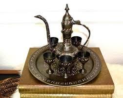 Aftaba พร้อมแกะสลัก BrassAftaba แบบอาหรับด้วยทองคำ - Product Image 3