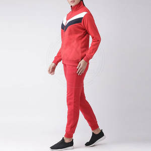 Mode en gros streetwear coloré ajusté personnalisé deux pièces survêtement femmes recadrée épaules tombantes sweats et pantalons de survêtement - Product Image 2