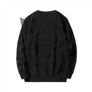 Custom Men's Cotton <b>Sweatshirt</b> with Long Sleeve crewNeck Color Logo <b>Work</b> for winter Comfort casual Wear - Product Image 2